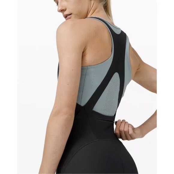 Lululemon One Piece Challenger High Rise Tight Leggings Graphite Grey Sz 4 - Picture 3 of 7